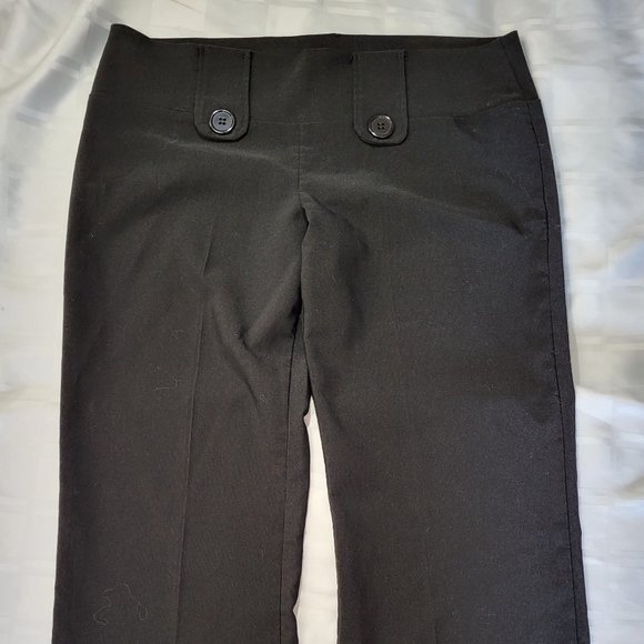DIGITAL CLOTHING CASUAL OFFICE WEAR BLACK PANTS SIZE LARGE WOMEN'S WEAR - Picture 1 of 14
